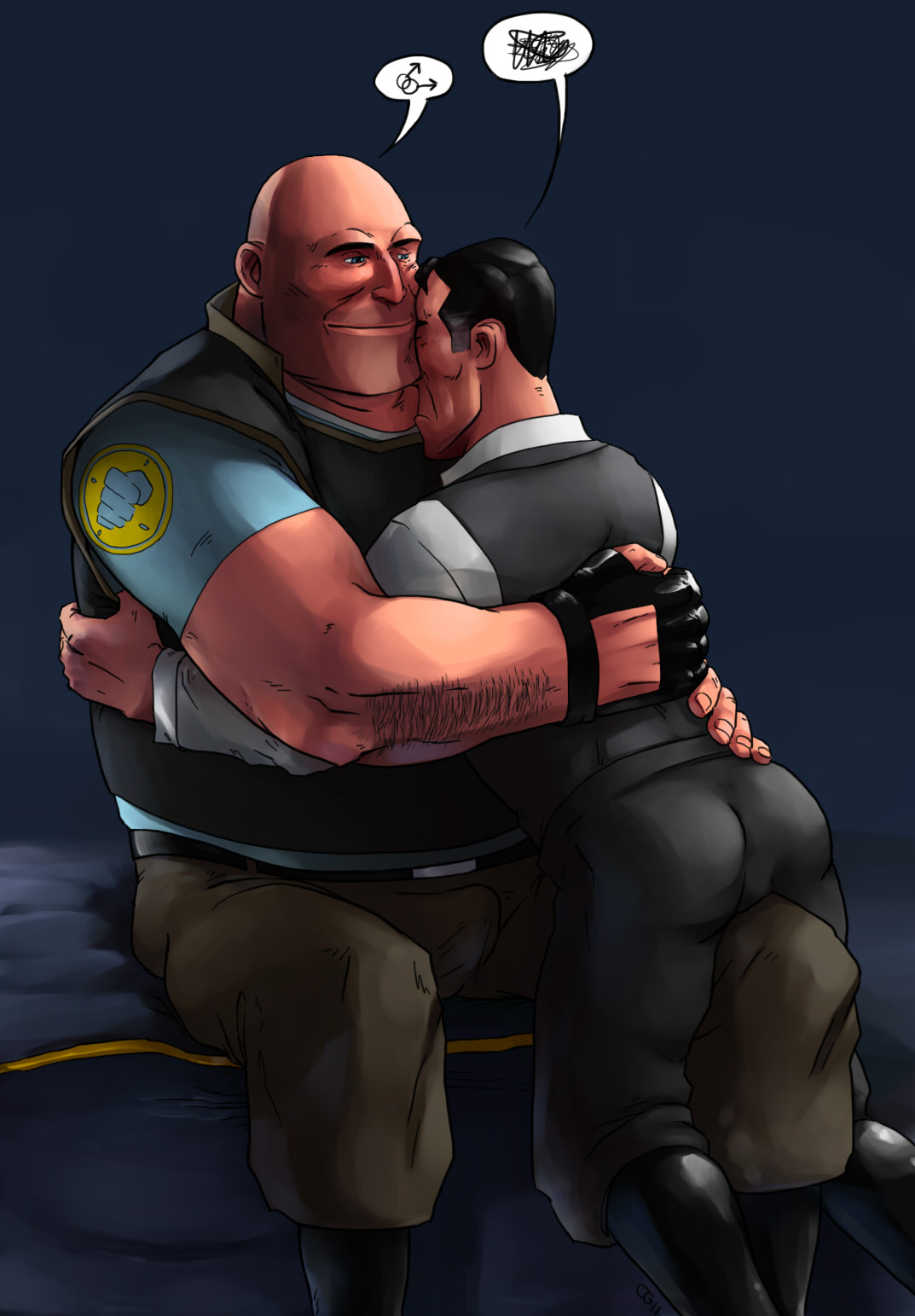 Heavy/Medic fluff, for anyone who actually cares. 